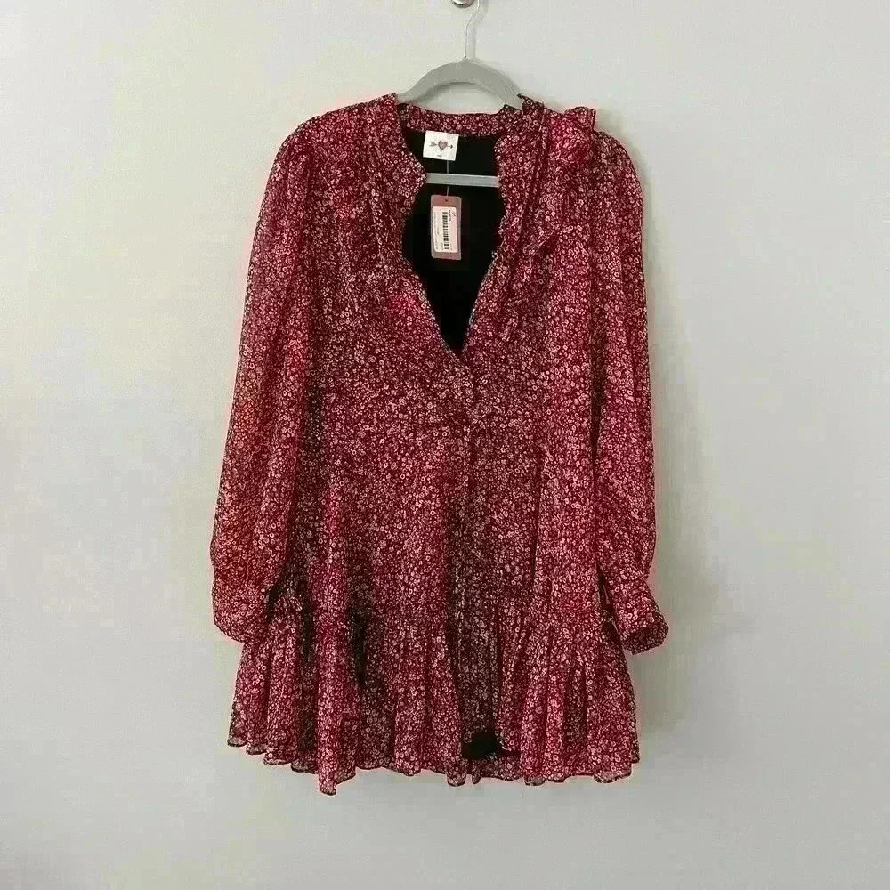 Buddy Love Celia Long Sleeve Dress Size Small NWT NEW